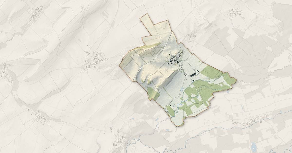 Portrait cartographique de Vavray-le-Grand : relief, eau, forêts, bâti et voies, calculés à partir des données de l'IGN