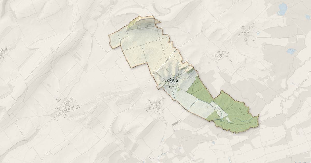 Portrait cartographique de Vavray-le-Petit : relief, eau, forêts, bâti et voies, calculés à partir des données de l'IGN