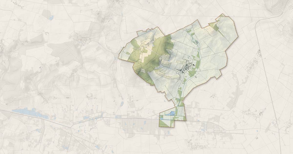 Portrait cartographique de Vert-Toulon : relief, eau, forêts, bâti et voies, calculés à partir des données de l'IGN