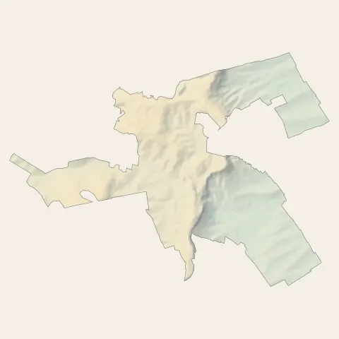 Blancs-Coteaux : relief
