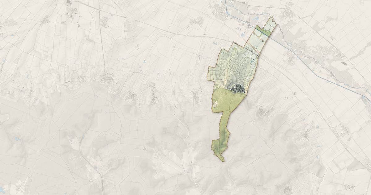 Portrait cartographique de Verzenay : relief, eau, forêts, bâti et voies, calculés à partir des données de l'IGN
