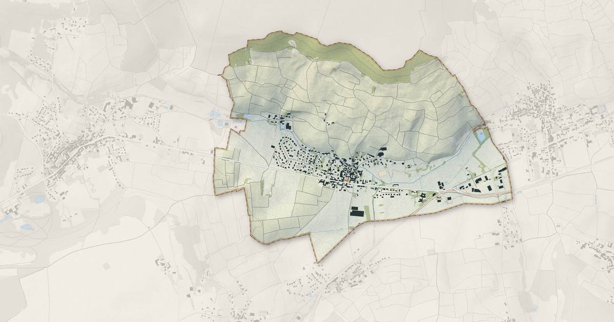 Portrait cartographique de Vinay : relief, eau, forêts, bâti et voies, calculés à partir des données de l'IGN