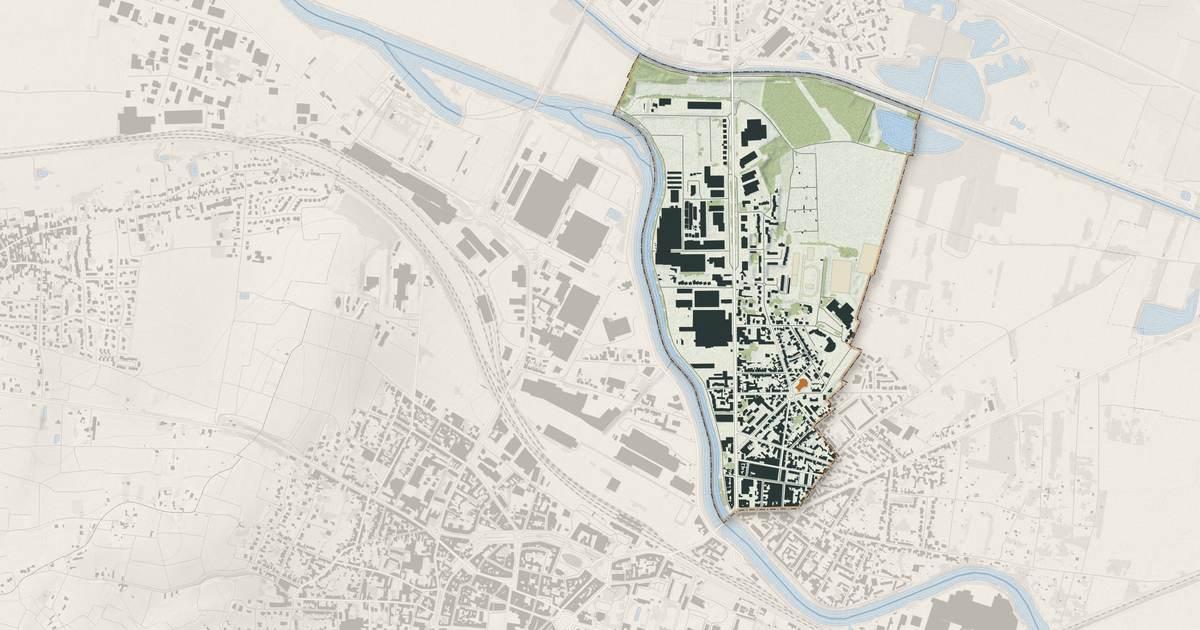 Portrait cartographique de Magenta : relief, eau, forêts, bâti et voies, calculés à partir des données de l'IGN