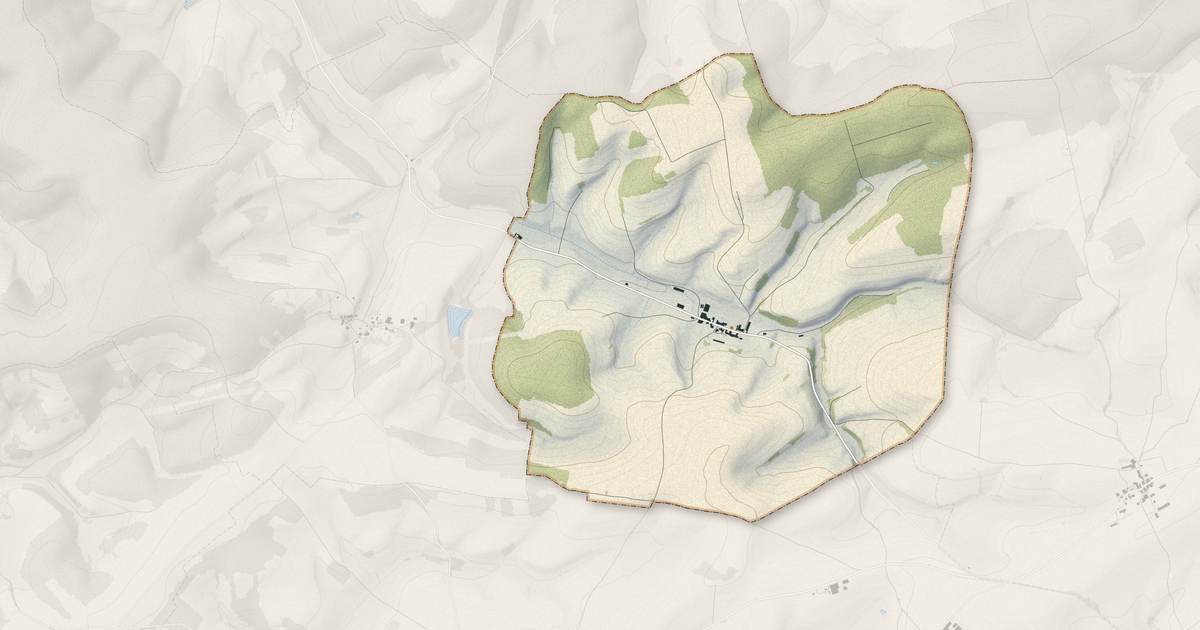 Portrait cartographique de Annonville : relief, eau, forêts, bâti et voies, calculés à partir des données de l'IGN