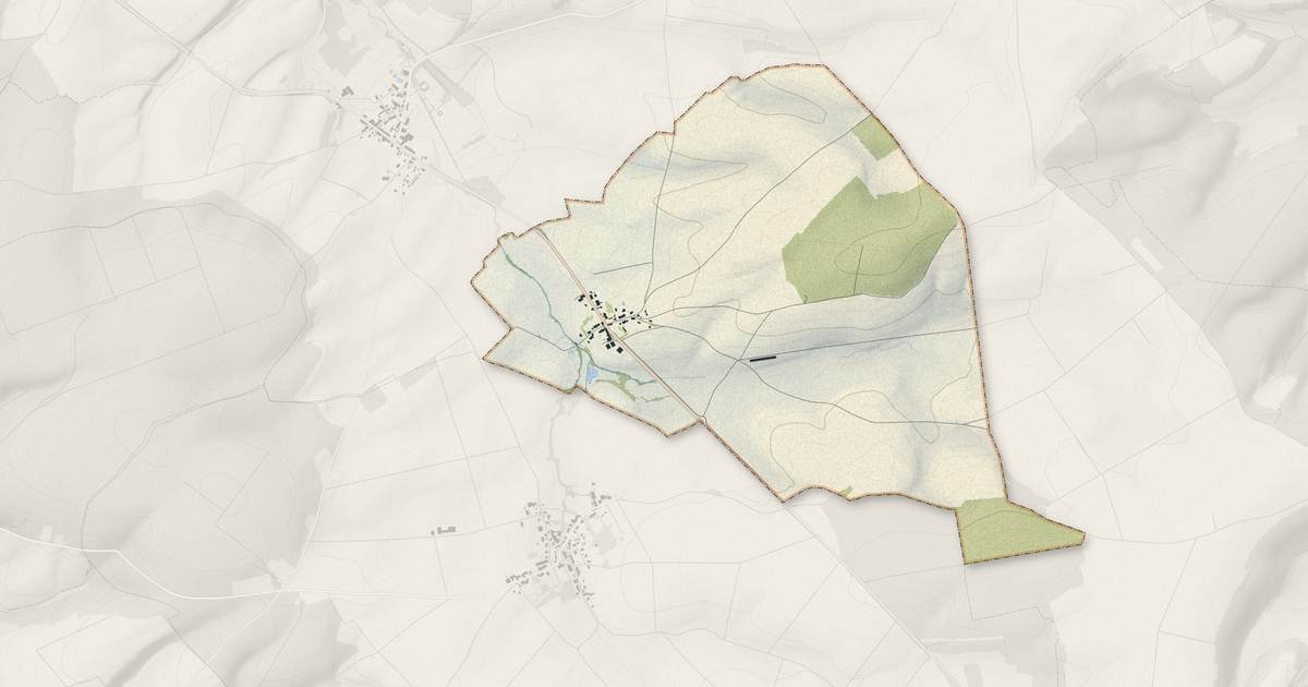 Portrait cartographique de Blaisy : relief, eau, forêts, bâti et voies, calculés à partir des données de l'IGN
