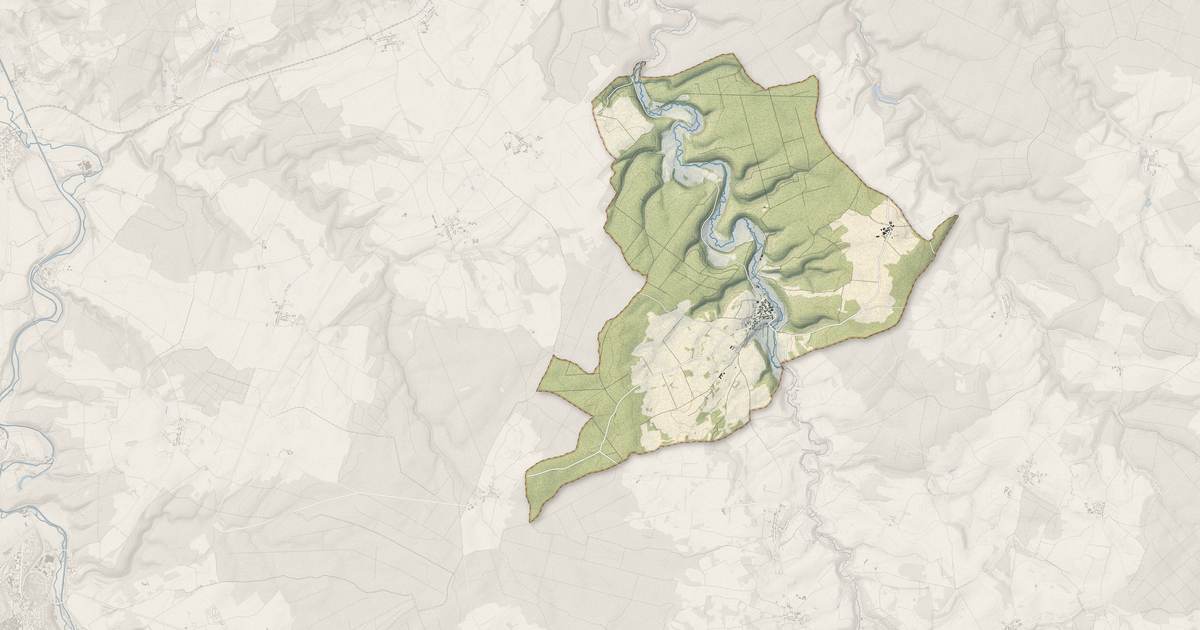 Portrait cartographique de Bourdons-sur-Rognon : relief, eau, forêts, bâti et voies, calculés à partir des données de l'IGN