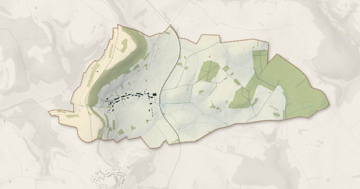 Portrait cartographique de Celsoy : relief, eau, forêts, bâti et voies, calculés à partir des données de l'IGN