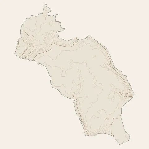 Chalindrey : courbes de niveau