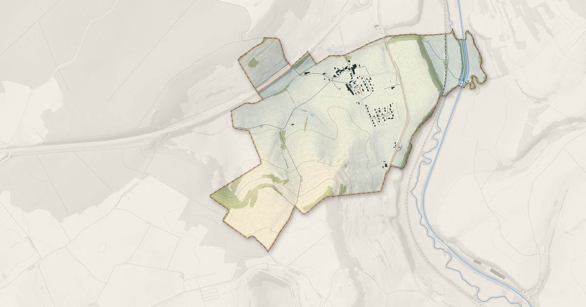 Portrait cartographique de Chanoy : relief, eau, forêts, bâti et voies, calculés à partir des données de l'IGN
