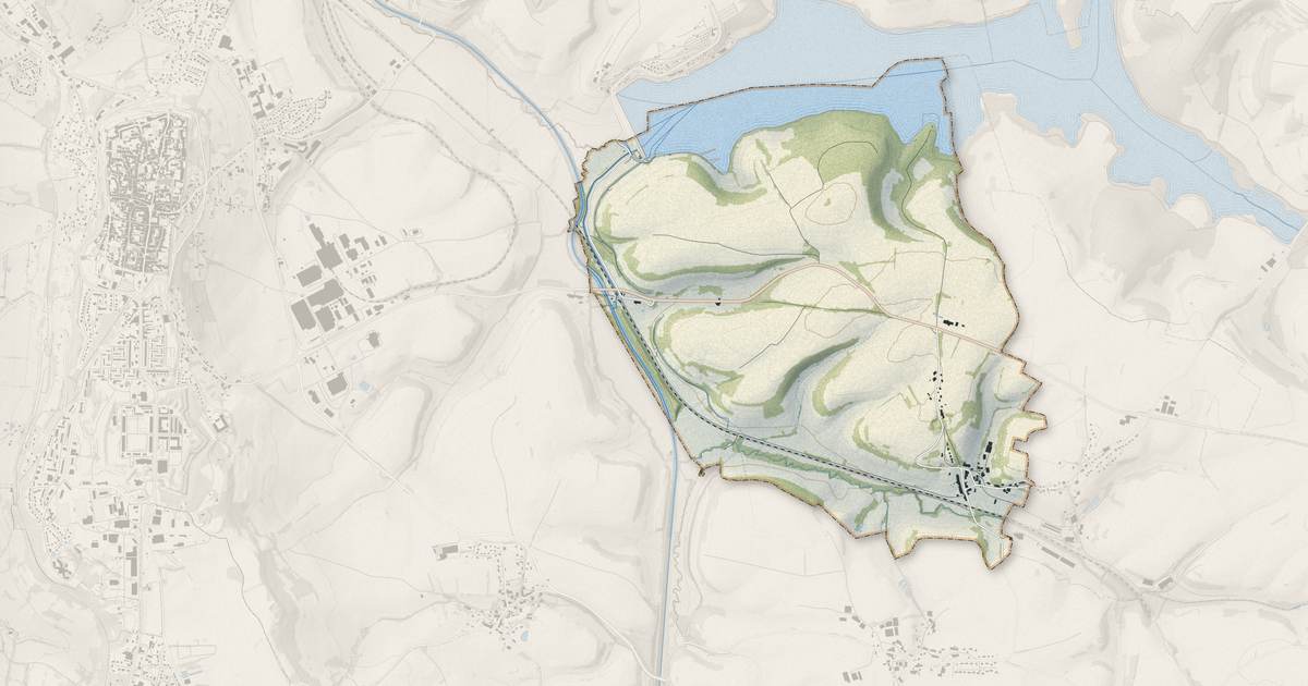 Portrait cartographique de Chatenay-Mâcheron : relief, eau, forêts, bâti et voies, calculés à partir des données de l'IGN