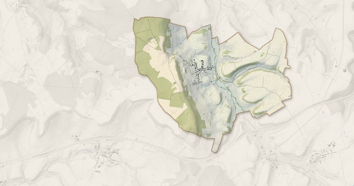 Portrait cartographique de Chauffourt : relief, eau, forêts, bâti et voies, calculés à partir des données de l'IGN
