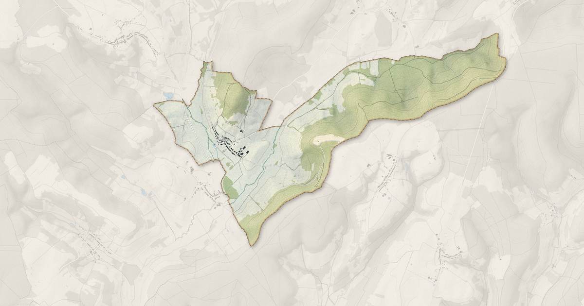 Portrait cartographique de Chézeaux : relief, eau, forêts, bâti et voies, calculés à partir des données de l'IGN