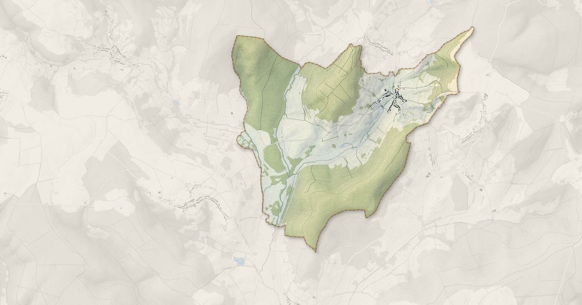 Portrait cartographique de Coiffy-le-Bas : relief, eau, forêts, bâti et voies, calculés à partir des données de l'IGN