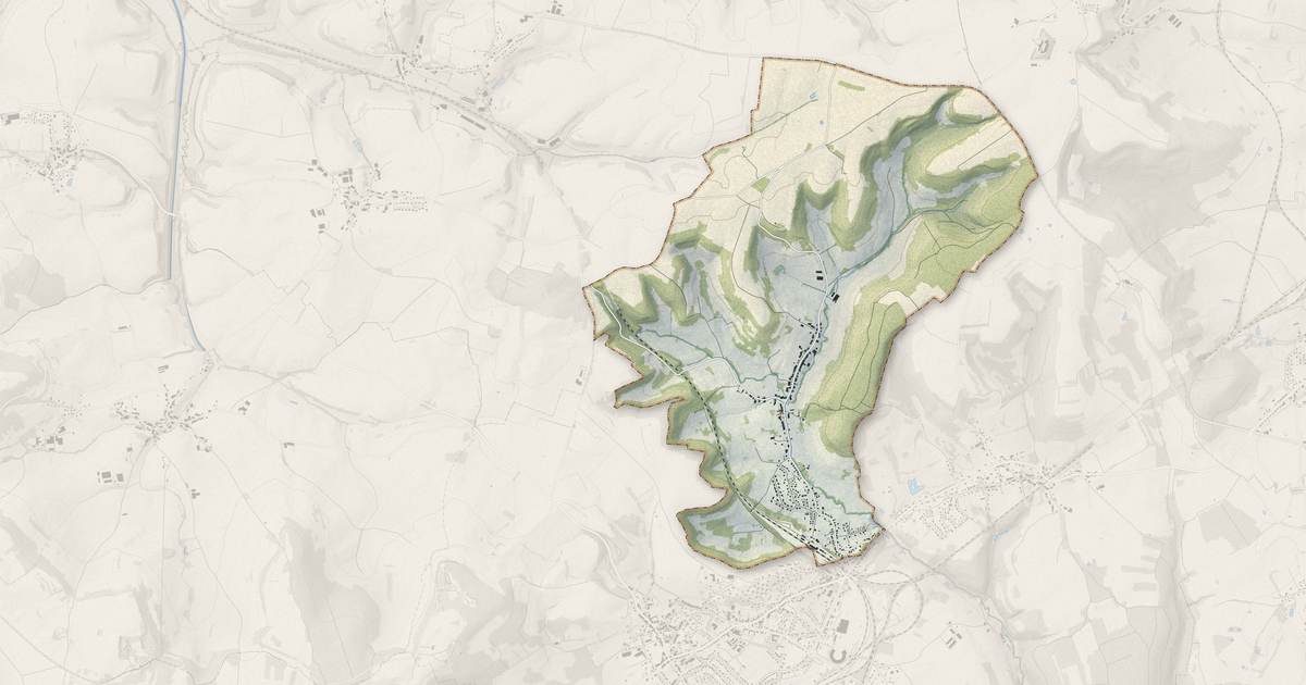 Portrait cartographique de Culmont : relief, eau, forêts, bâti et voies, calculés à partir des données de l'IGN