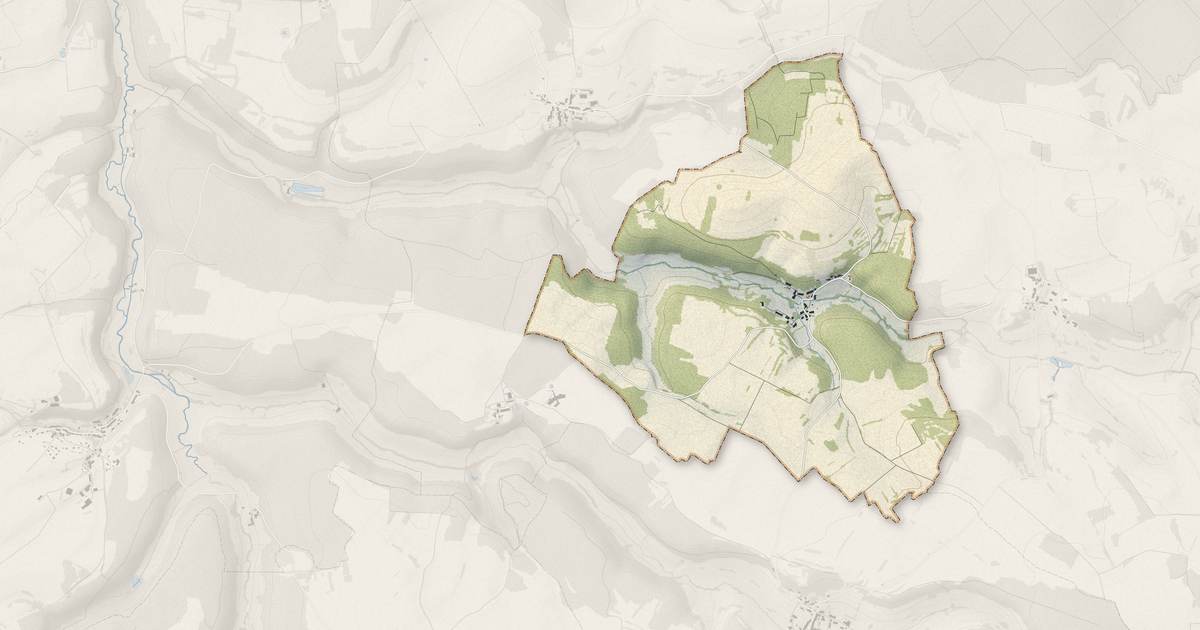 Portrait cartographique de Cuves : relief, eau, forêts, bâti et voies, calculés à partir des données de l'IGN