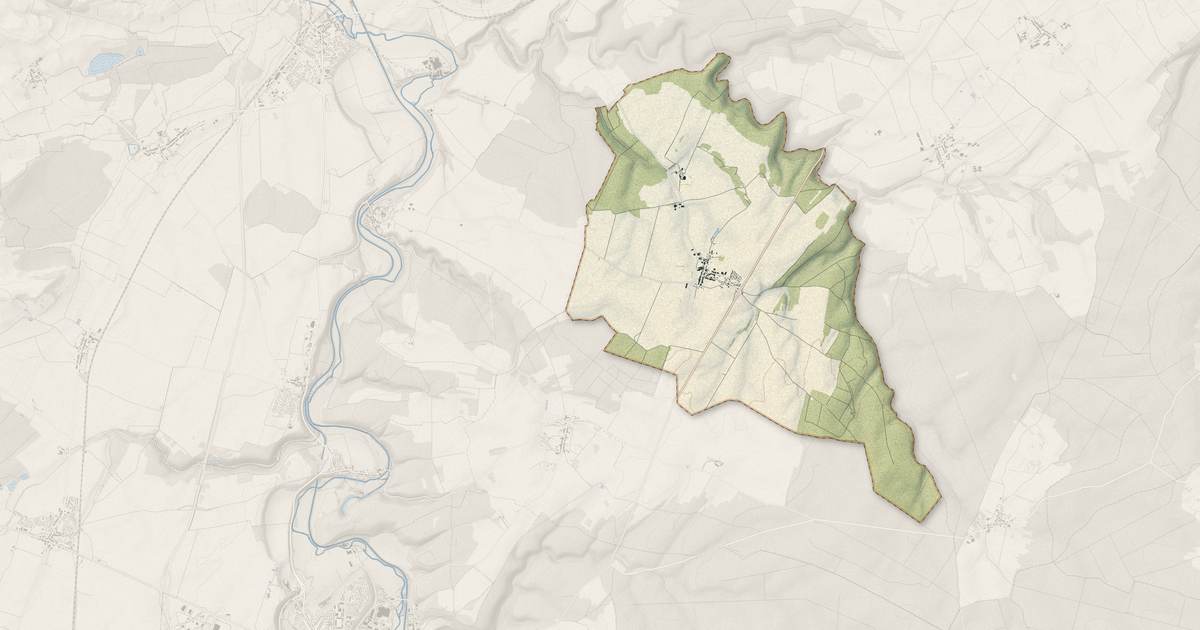 Portrait cartographique de Darmannes : relief, eau, forêts, bâti et voies, calculés à partir des données de l'IGN