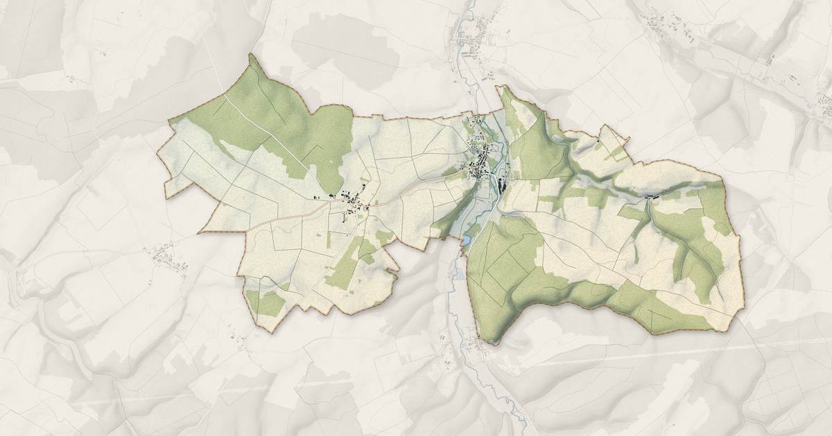 Portrait cartographique de Doulevant-le-Château : relief, eau, forêts, bâti et voies, calculés à partir des données de l'IGN