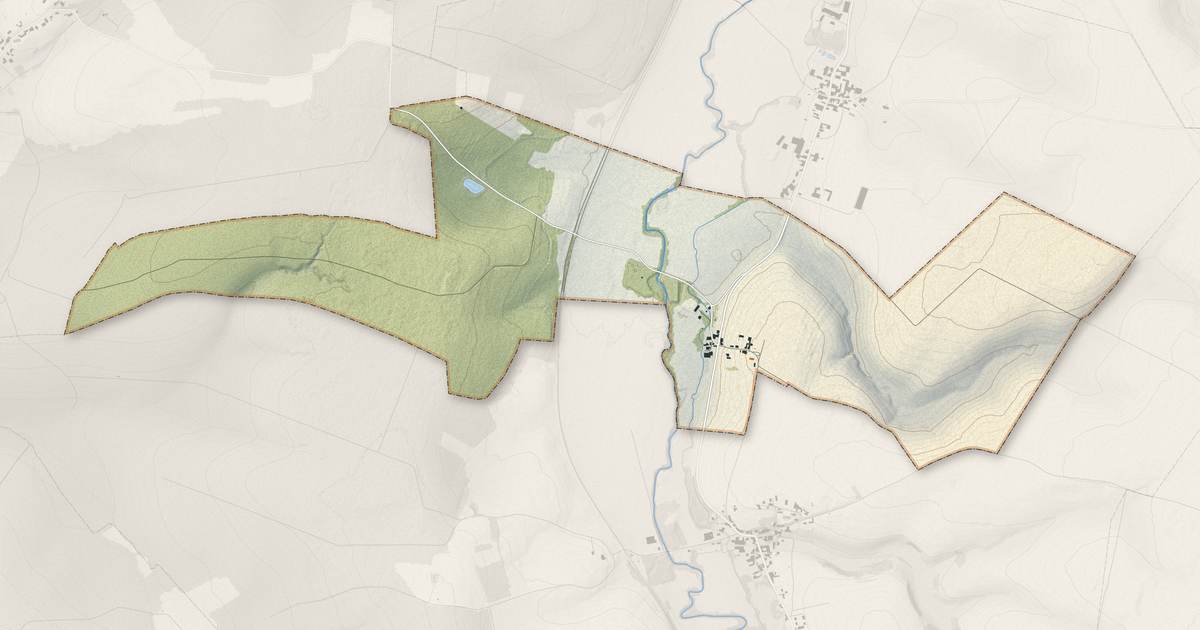Portrait cartographique de Doulevant-le-Petit : relief, eau, forêts, bâti et voies, calculés à partir des données de l'IGN