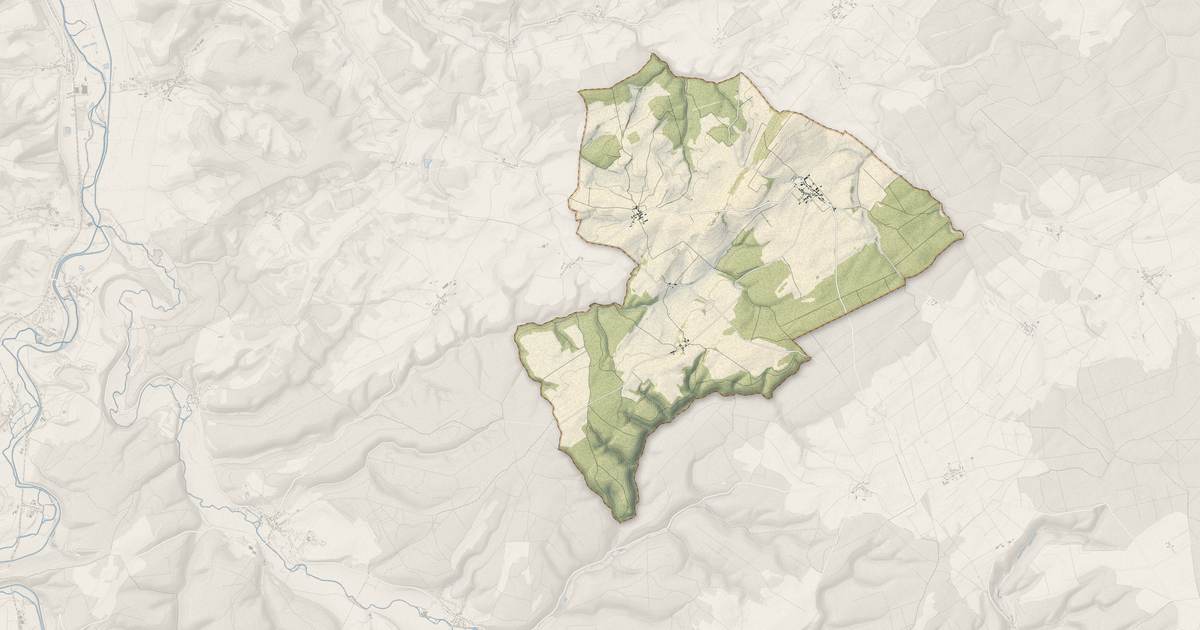 Portrait cartographique de Épizon : relief, eau, forêts, bâti et voies, calculés à partir des données de l'IGN