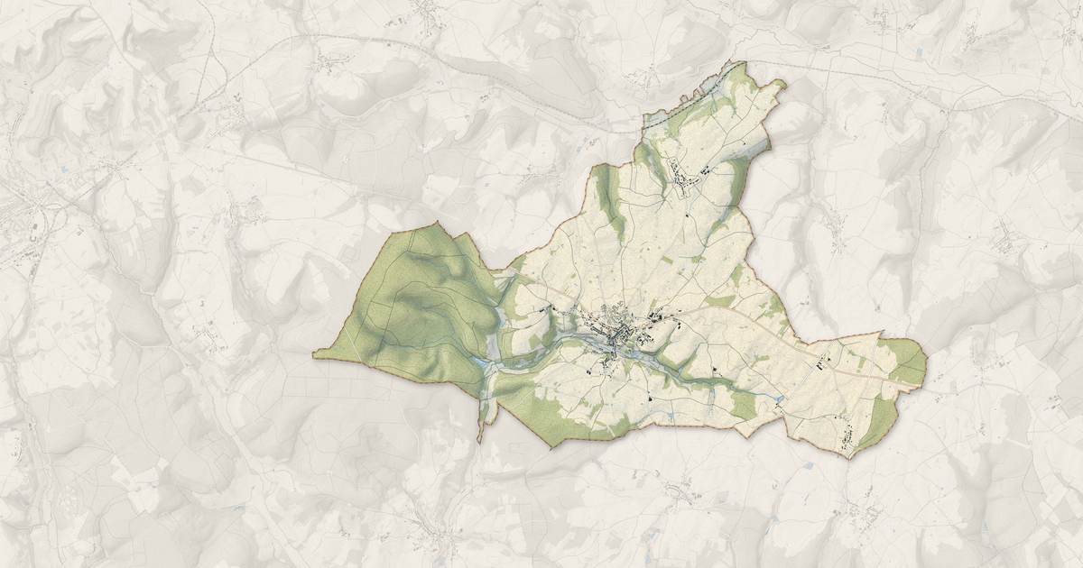 Portrait cartographique de Fayl-Billot : relief, eau, forêts, bâti et voies, calculés à partir des données de l'IGN