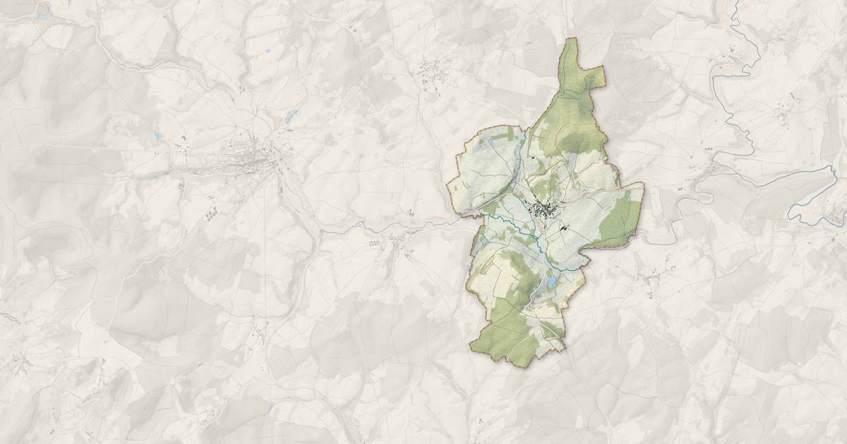 Portrait cartographique de Fresnes-sur-Apance : relief, eau, forêts, bâti et voies, calculés à partir des données de l'IGN
