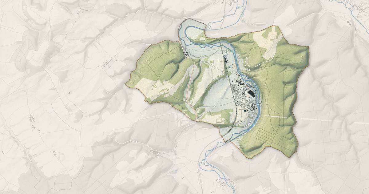 Portrait cartographique de Froncles : relief, eau, forêts, bâti et voies, calculés à partir des données de l'IGN