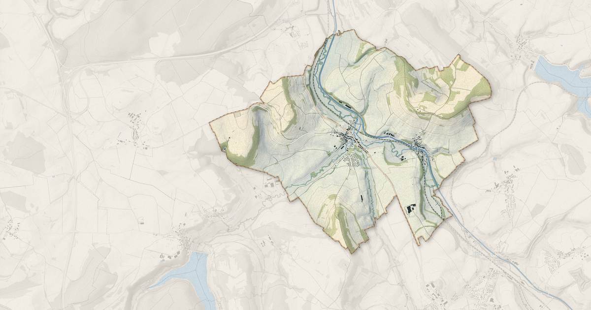Portrait cartographique de Humes-Jorquenay : relief, eau, forêts, bâti et voies, calculés à partir des données de l'IGN