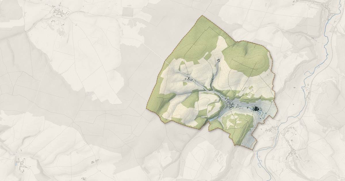 Portrait cartographique de Illoud : relief, eau, forêts, bâti et voies, calculés à partir des données de l'IGN