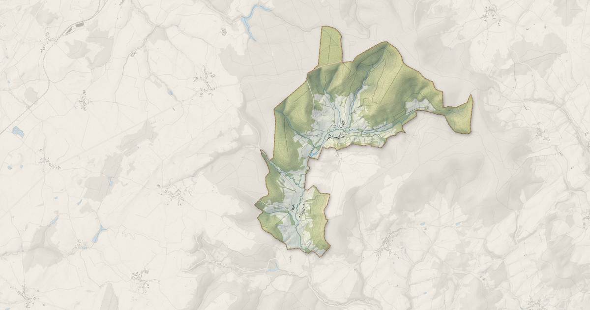 Portrait cartographique de Larivière-Arnoncourt : relief, eau, forêts, bâti et voies, calculés à partir des données de l'IGN