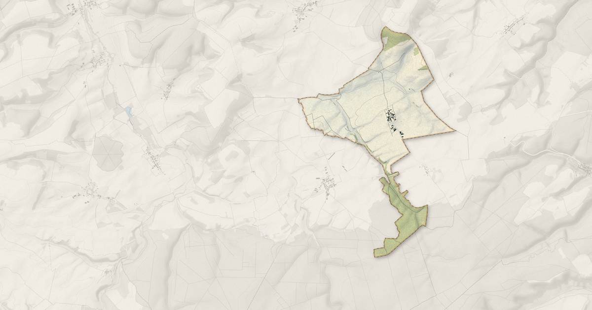 Portrait cartographique de Mirbel : relief, eau, forêts, bâti et voies, calculés à partir des données de l'IGN