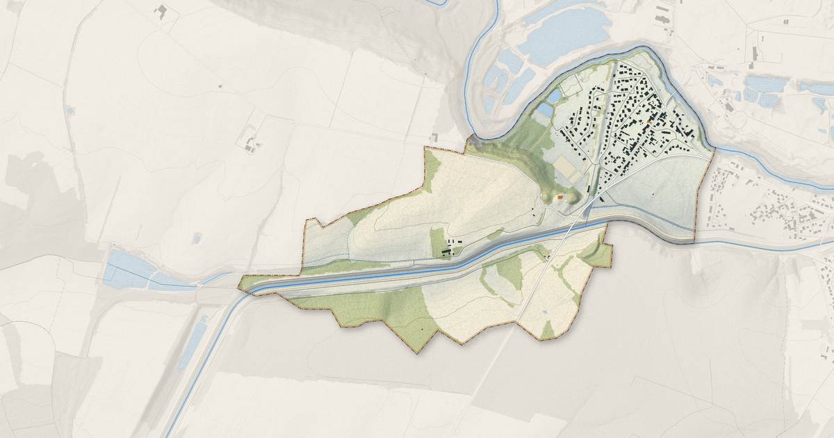 Portrait cartographique de Moëslains : relief, eau, forêts, bâti et voies, calculés à partir des données de l'IGN
