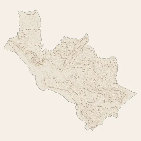 La Porte du Der : courbes de niveau