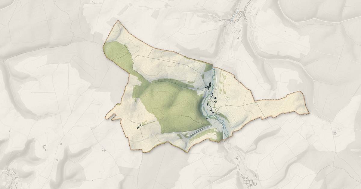 Portrait cartographique de Paroy-sur-Saulx : relief, eau, forêts, bâti et voies, calculés à partir des données de l'IGN