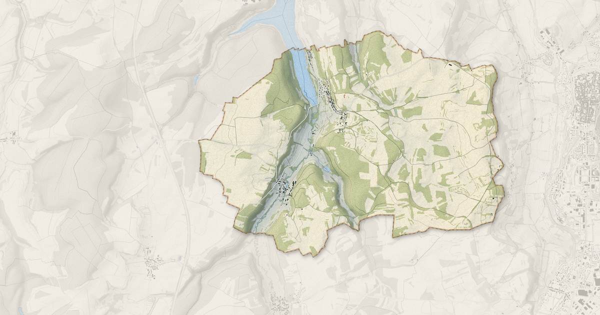 Portrait cartographique de Perrancey-les-Vieux-Moulins : relief, eau, forêts, bâti et voies, calculés à partir des données de l'IGN