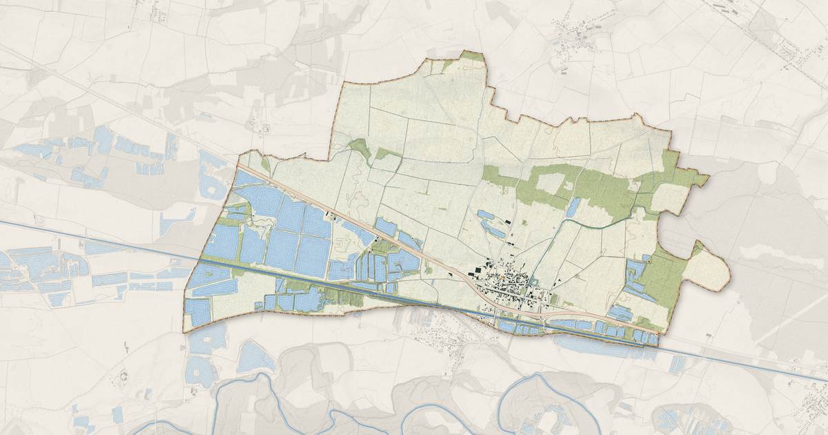 Portrait cartographique de Perthes : relief, eau, forêts, bâti et voies, calculés à partir des données de l'IGN