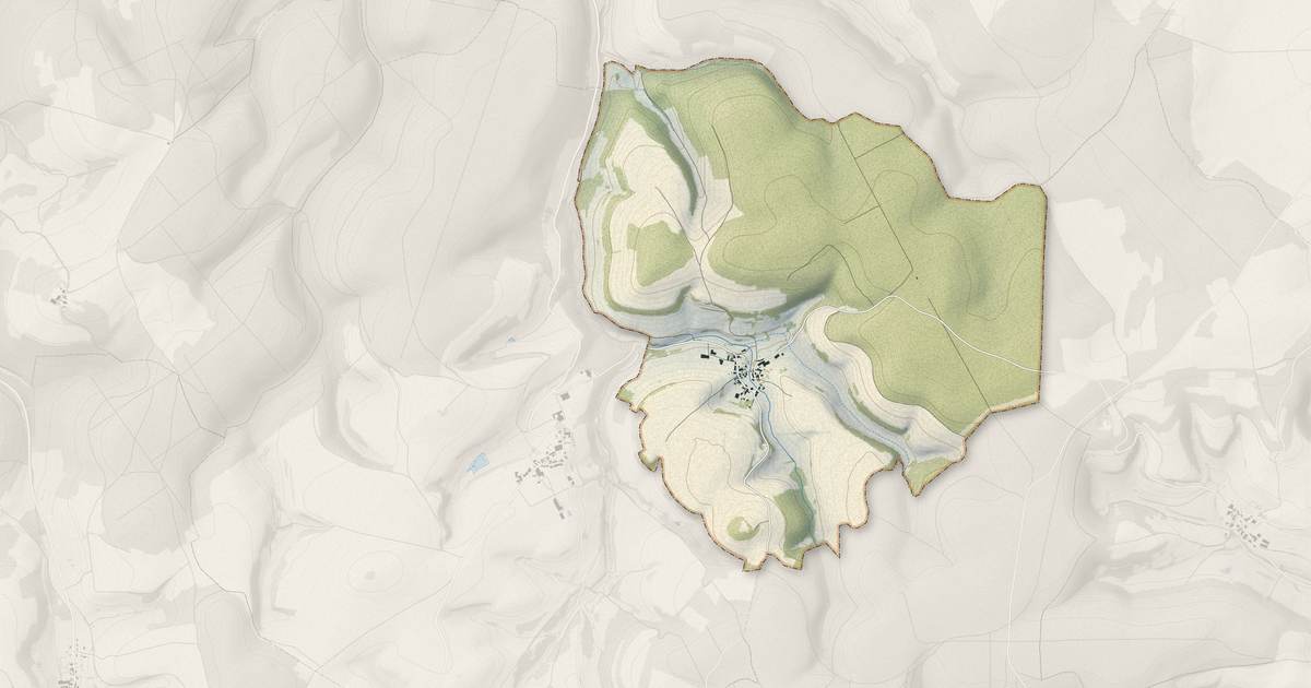 Portrait cartographique de Poinsenot : relief, eau, forêts, bâti et voies, calculés à partir des données de l'IGN