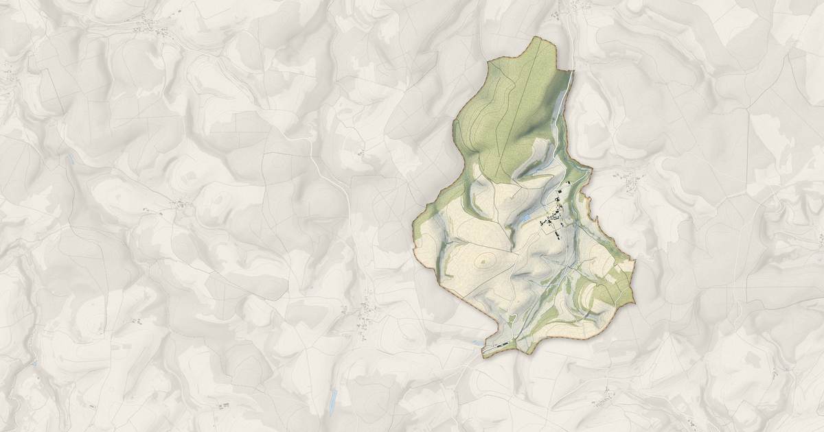 Portrait cartographique de Poinson-lès-Grancey : relief, eau, forêts, bâti et voies, calculés à partir des données de l'IGN