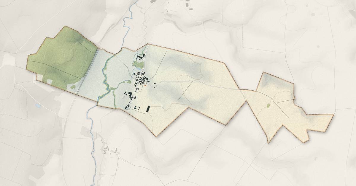 Portrait cartographique de Rachecourt-Suzémont : relief, eau, forêts, bâti et voies, calculés à partir des données de l'IGN