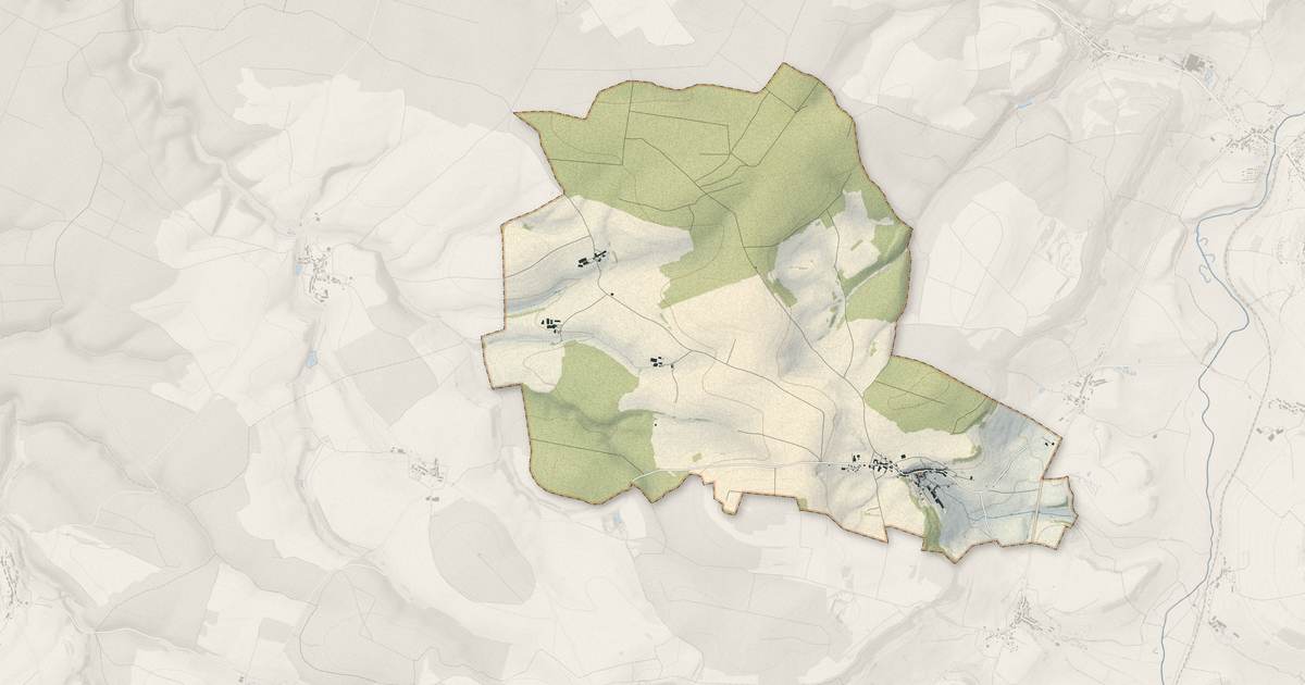 Portrait cartographique de Romain-sur-Meuse : relief, eau, forêts, bâti et voies, calculés à partir des données de l'IGN