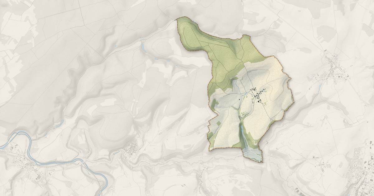 Portrait cartographique de Sarcey : relief, eau, forêts, bâti et voies, calculés à partir des données de l'IGN