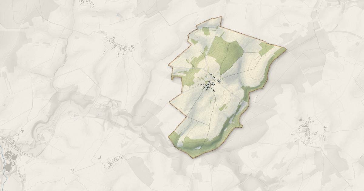Portrait cartographique de Sommancourt : relief, eau, forêts, bâti et voies, calculés à partir des données de l'IGN