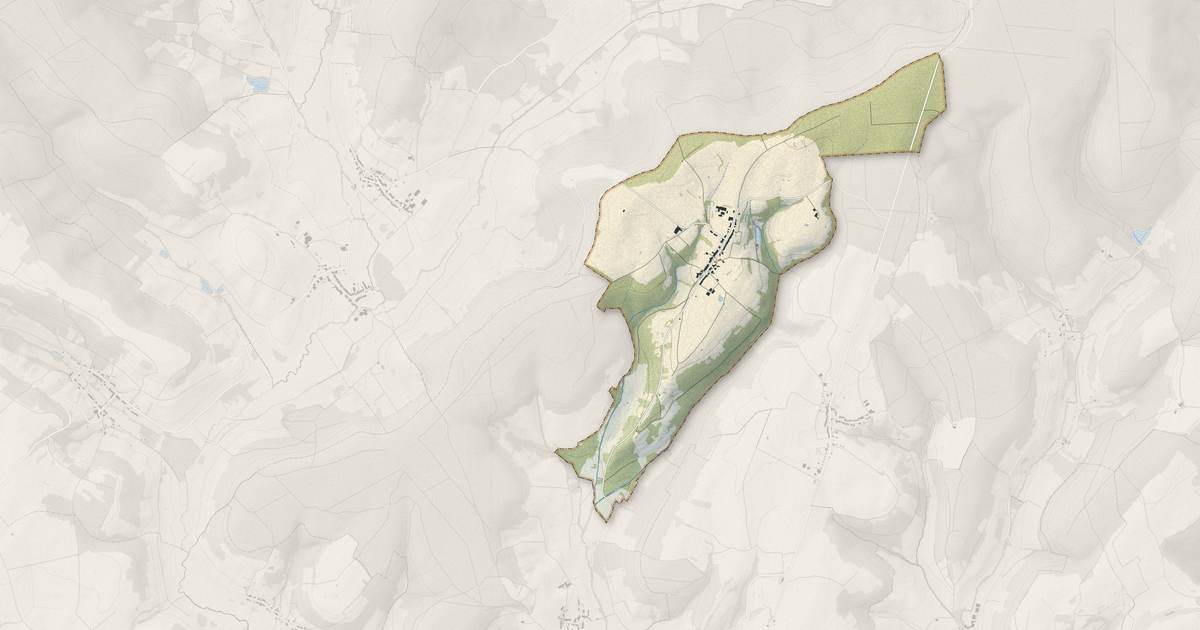 Portrait cartographique de Soyers : relief, eau, forêts, bâti et voies, calculés à partir des données de l'IGN