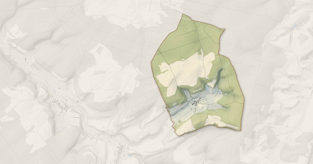 Portrait cartographique de Ternat : relief, eau, forêts, bâti et voies, calculés à partir des données de l'IGN