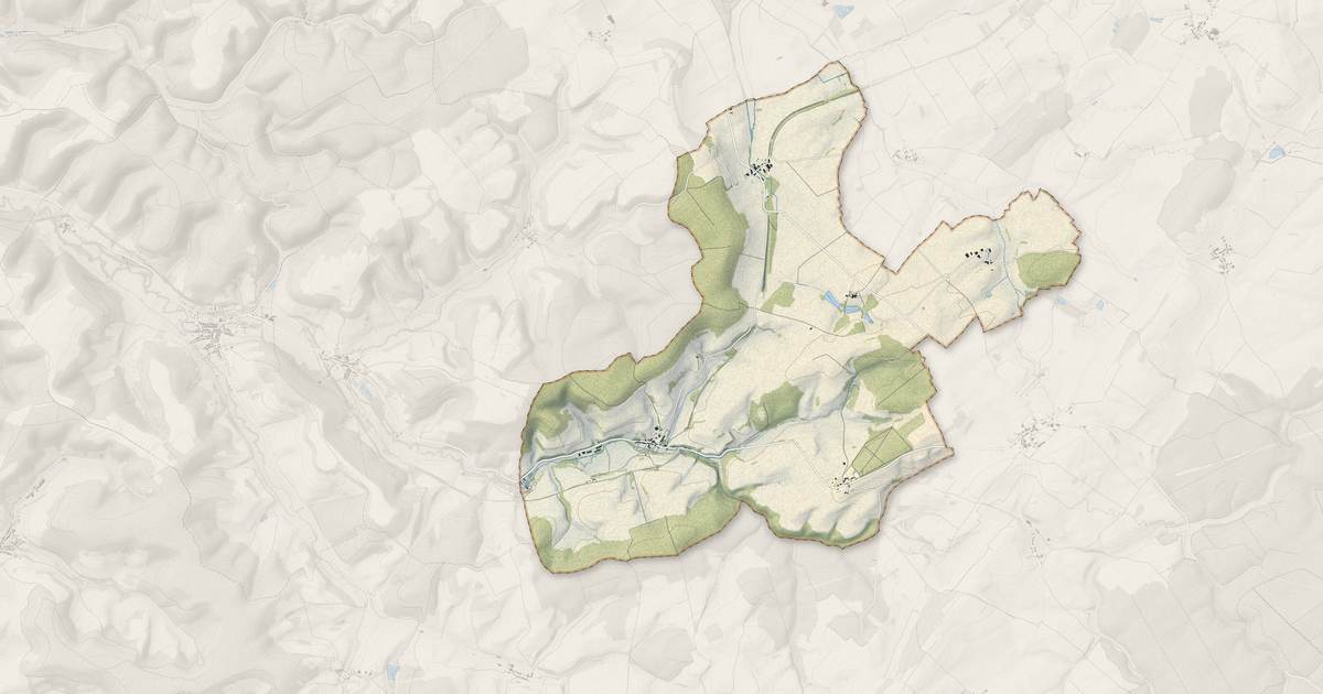 Portrait cartographique de Thonnance-les-Moulins : relief, eau, forêts, bâti et voies, calculés à partir des données de l'IGN