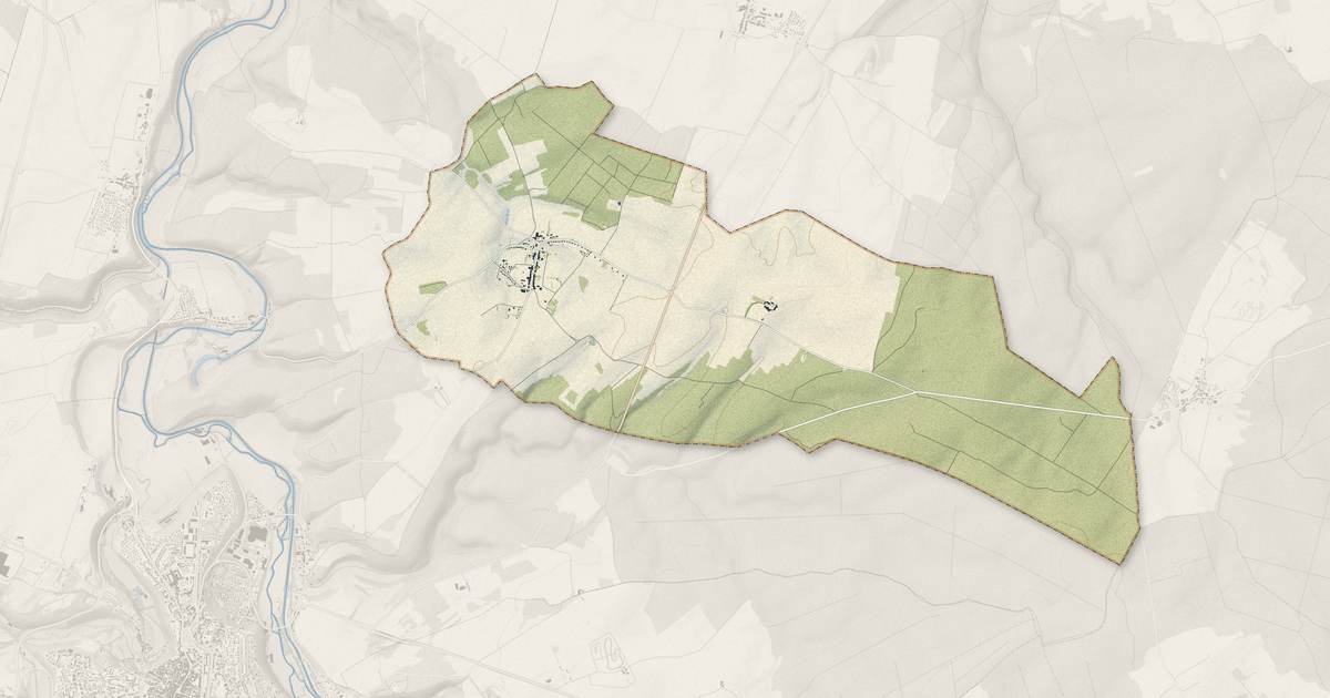 Portrait cartographique de Treix : relief, eau, forêts, bâti et voies, calculés à partir des données de l'IGN