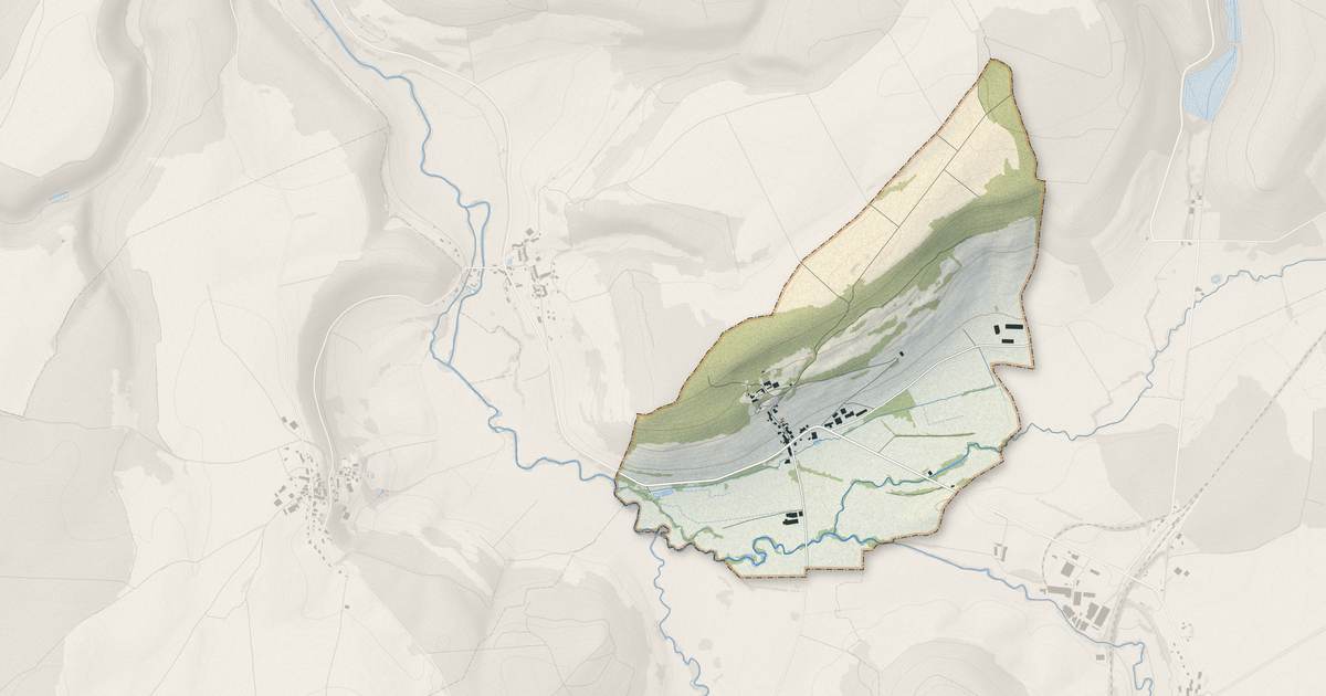 Portrait cartographique de Vignes-la-Côte : relief, eau, forêts, bâti et voies, calculés à partir des données de l'IGN