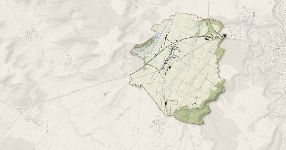 Portrait cartographique de Villiers-le-Sec : relief, eau, forêts, bâti et voies, calculés à partir des données de l'IGN