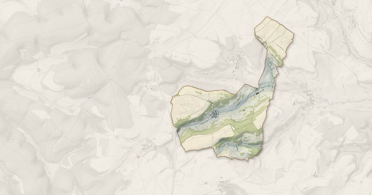 Portrait cartographique de Villiers-lès-Aprey : relief, eau, forêts, bâti et voies, calculés à partir des données de l'IGN