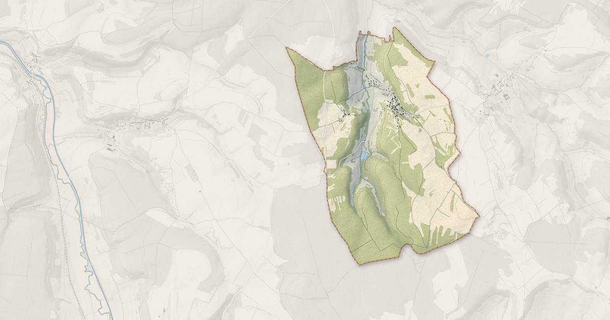 Portrait cartographique de Vitry-lès-Nogent : relief, eau, forêts, bâti et voies, calculés à partir des données de l'IGN