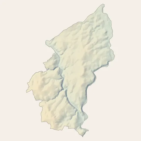 Ambrières-les-Vallées : relief
